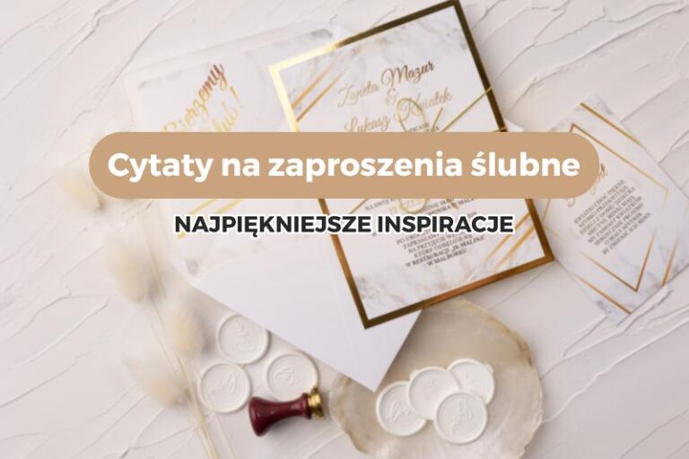 Miłość w słowach: odkryj najpiękniejsze cytaty na ślub
