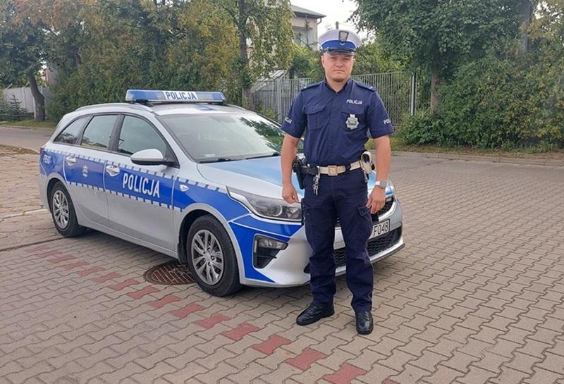 Wiersz dla dzieci o dzielnym panu policjancie