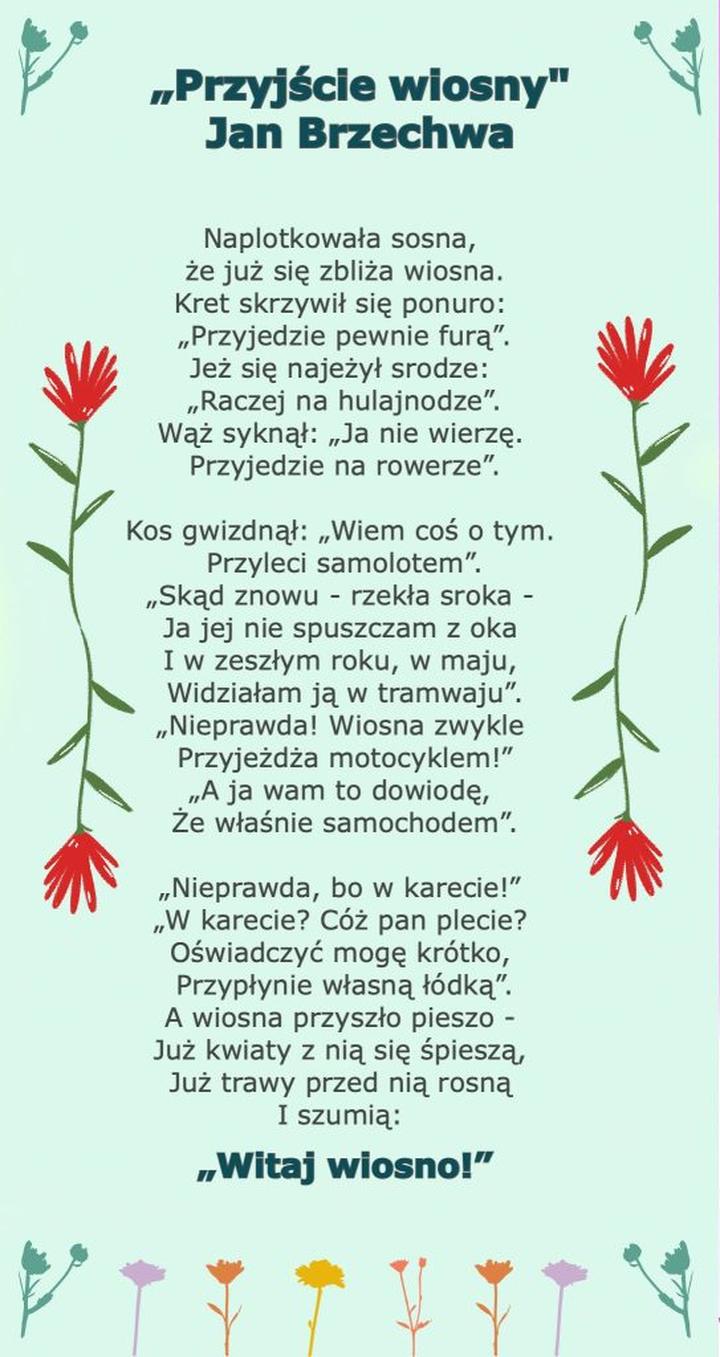 Wiosna w poezji
