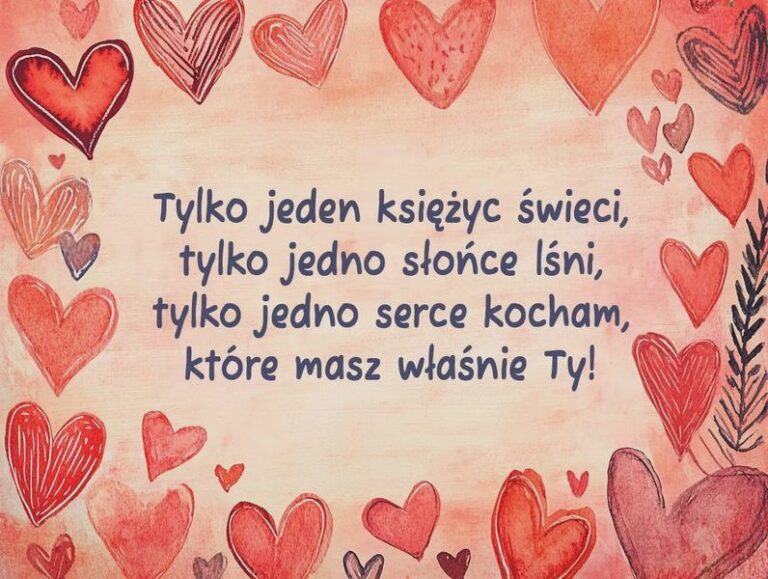 Krótkie wiersze walentynkowe, które podbiją serca każdego zakochanego
