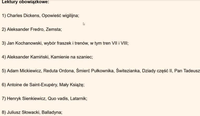 Najlepsze lektury na e8 – co wybrać, aby dobrze przygotować się do egzaminu?